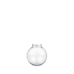 8.45oz/250ml 38-400 PET Ball-Shaped Cosmetic Bottle, Unique Spherical Globe Shape