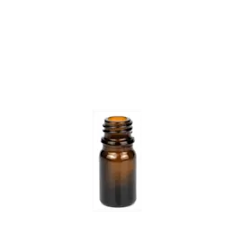 0.2oz/5ml Glass Boston Round Dropper Bottle, Ideal for Essential Oils & Cosmetic Sampling
