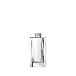 The image shows the Calaso 1.7oz Glass Bottle, model HD14068-100. The bottle is made of clear glass and has a cylindrical shape with smooth, rounded edges. It features a screw-top neck designed for a secure closure. The bottle has a clean and minimalist appearance, suitable for various liquid products such as lotions or serums.