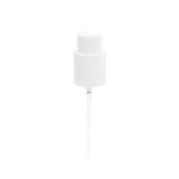The image shows the Calaso PP Sprayer 24/410, a plastic spray pump designed for dispensing liquids. The sprayer features a smooth white plastic body with a ribbed collar for easy grip and attachment to bottles. It includes a clear plastic nozzle that can be pressed down to release the spray. This sprayer is typically used for cosmetic, cleaning, or personal care products.