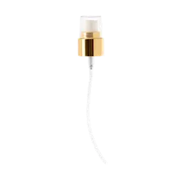 The image features the Calaso PP Sprayer 24/410, a sleek and modern dispensing pump. It has a white plastic body with a ribbed texture for easy grip, and a long, thin dip tube extending from the bottom. The sprayer head includes a smooth, rounded actuator for comfortable use. The product is displayed against a plain white background, highlighting its clean and functional design.
