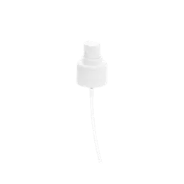 The image shows the Calaso PP Sprayer 24-410. It features a sleek, white plastic trigger sprayer head with a smooth, rounded design. The sprayer is attached to a clear cylindrical cap, and the nozzle is prominently positioned at the front. The overall appearance is clean and minimalist, emphasizing functionality and ease of use.