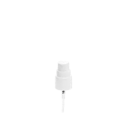 The image shows the Calaso PP Sprayer 24-410 FPB15A3B005. It is a white plastic sprayer with a ribbed collar and a smooth trigger mechanism. The sprayer features a long, clear dip tube extending from its bottom. The design appears functional and ergonomic, suitable for attaching to a bottle for dispensing liquids.