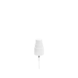 The image shows a Calaso PP Sprayer 18-415. It features a white plastic trigger mechanism with a ribbed grip for easy handling. The sprayer has a sleek, elongated nozzle designed for precise spraying. The base of the nozzle attaches to a standard 18-415 neck finish, making it compatible with a variety of bottles. The design is simple and functional, with smooth, clean lines.
