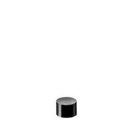 The image shows the Calaso PP Threaded Closure 18-400 MCB05A1A001-200. It is a small, cylindrical plastic cap with threading on the inside, designed for sealing bottles and containers. The closure is shown in a neutral color, likely white or clear, and has a smooth, flat top with no additional markings or textures visible.