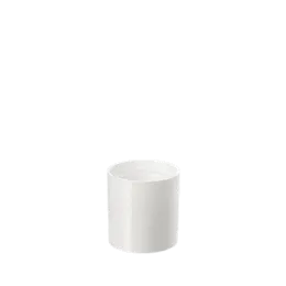 The image displays the "Calaso PP Threaded Closure 34 Special HBB01A1B001-001." This product is a round, white plastic cap designed with a threaded inner surface to securely fit onto compatible containers. The closure features a slightly raised, smooth top surface and evenly spaced grooves along the outer edge for easy grip and twist functionality.