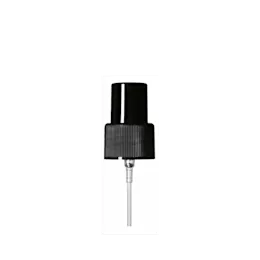 The image shows the Calaso PP Sprayer 24/410. It features a sleek, white plastic nozzle attached to a ribbed, cylindrical white cap. The sprayer is designed to fit onto bottles with a 24/410 neck size. The nozzle includes a small, rounded spray head that allows for even distribution of liquids when pressed. The overall design is simple and functional, suitable for various liquid dispensing applications.