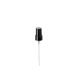 The image shows the Calaso PP Sprayer 18-415, a white plastic spray nozzle and cap. The nozzle features a ribbed texture for easy grip and a small opening for dispensing liquid. The cap is designed to fit securely onto a bottle with an 18-415 neck finish. The product appears clean and functional, suitable for various liquid dispensing needs.
