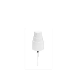 The image shows the Calaso PP Sprayer 24/410 from Impacked Packaging. It is a white, plastic spray pump with a ribbed skirt for a secure grip. The sprayer features a long dip tube extending from the bottom, designed to be inserted into a bottle. The nozzle on top appears to be designed for a fine mist spray. The overall design is functional and straightforward, suitable for dispensing liquids in a controlled manner.