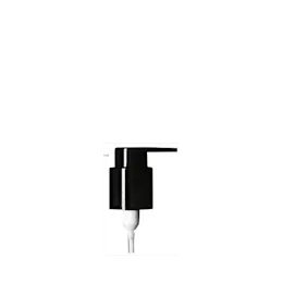 The image displays the Calaso PP Pump 24/410. The pump is designed with a sleek, cylindrical shape, featuring a smooth, white finish. The pump head is rounded, and it includes a dispensing nozzle with a small, precise opening. The base of the pump includes a threaded section for secure attachment to a compatible bottle. The overall design is minimalistic and functional, intended for efficient dispensing of liquid products.