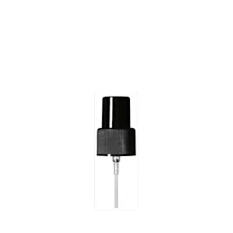 The image shows the Calaso PP Sprayer 24/410. It is a white plastic sprayer with a smooth, cylindrical body and a ribbed neck for secure attachment to a bottle. The sprayer has a standard nozzle attached to a long dip tube for dispensing liquids, and the nozzle features a simple, ergonomic design for easy use. The overall design is clean and functional, suitable for various liquid dispensing needs.