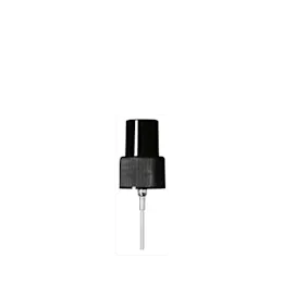 The image shows a Calaso PP Sprayer 24/410. The sprayer has a smooth, cylindrical body with a ribbed base for grip. The nozzle at the top is designed for spraying liquids and has a small, rounded cap. The tube extending from the nozzle is transparent, allowing the liquid inside to be visible. The overall design is sleek and functional, suitable for various liquid dispensing needs.