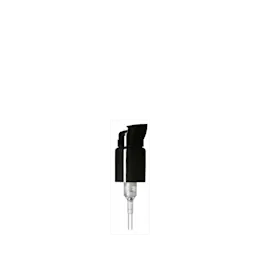 The image shows the Calaso PP Pump 24/410 ABB15A3C002. The product features a sleek, cylindrical pump dispenser with a smooth, rounded top. It has a white, glossy finish and a ribbed collar that ensures a secure fit. The pump is designed for dispensing liquids and likely fits standard bottles with a 24/410 neck size. The overall design is minimalist and functional.