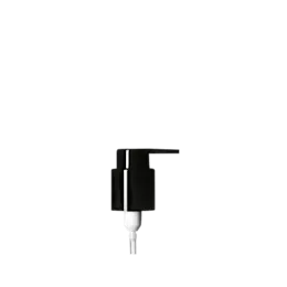 The image features the Calaso PP Pump 24/410. It shows a white plastic pump dispenser with a smooth, cylindrical body and a standard pump head. The pump is designed to fit a 24/410 neck size, typically used for dispensing liquids such as lotions, soaps, or other personal care products. The design is simple and functional, with a clean, minimalist appearance.