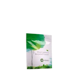 The image shows the Elk Packaging 8.0oz PE Standup Pouch. The pouch is a flexible, freestanding bag with a smooth, glossy finish. It features a wide base that allows it to stand upright on flat surfaces, and it is predominantly white with no visible labeling or branding. The top of the pouch has a resealable zipper closure for easy access and secure storage. The overall design is clean and minimalistic, suitable for various types of products.