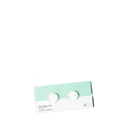 The image shows the Expack PP Standup Pouch - Tandem by Uniblis. The pouch is a flexible packaging solution with a transparent front that allows the contents to be visible. It has a resealable zipper at the top, enabling easy access and secure closure. The pouch stands upright on a flat base, making it convenient for display and storage. The design is clean and minimalistic, emphasizing functionality and visibility of the packaged product.