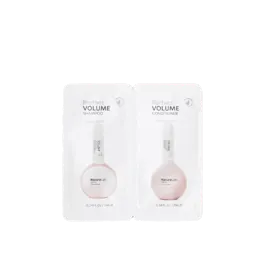 The image displays the Expack 2.0oz PP Standup Pouch Mono UniFlat_Tandem 60ml. It is a flexible, stand-up pouch made from a single type of material. The pouch is white and features a flat, rectangular shape with a sealed top edge and a gusseted bottom that allows it to stand upright. The surface is smooth and unadorned, highlighting the clean and minimalistic design.