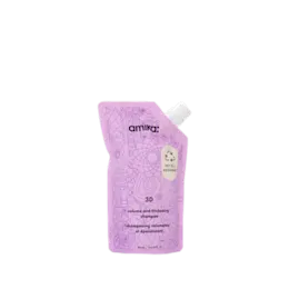 The image shows a 210ml PCR UniSpout PE Pouch by ExPäc. The pouch is primarily white with a smooth surface and features a spout at the top for easy dispensing. The spout is fitted with a cap for secure closure. The overall design is sleek and modern, emphasizing functionality and convenience.