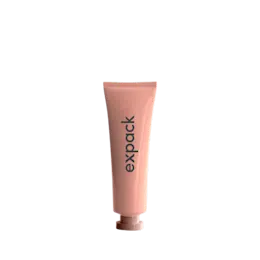 The image displays the Expack 6-8oz PE Tube STD_COEX_Tube_200ml. The product is a white, cylindrical plastic tube with a smooth surface. The tube features a flat, flip-top cap that allows for easy dispensing of the contents. It is designed to hold up to 200ml of product and has a sleek, minimalistic appearance suitable for various personal care or cosmetic products.