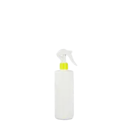 13.5oz/400ml PE Cylinder Bottle with Mini Trigger Sprayer