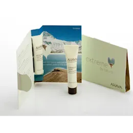 The image features the Expack 0.2oz PE Tube PCR Monolayer Tube 5ml. The tube is cylindrical with a smooth, glossy surface and a screw-on cap. It is designed in a neutral, semi-transparent color, allowing visibility of the contents inside. The tube is small and compact, suitable for holding liquids or creams.