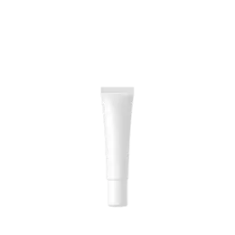 The image shows the Burhani Packaging Solutions 0.3oz PE Tube (PBL Round) with a capacity of 7.5 ml. The tube is cylindrical and made of polyethylene material, featuring a smooth, white surface. It has a screw-on cap at one end, designed for secure closure and easy dispensing. The overall design is sleek and minimalistic, suitable for packaging cosmetic or personal care products.