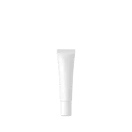 The image shows a Burhani Packaging Solutions 0.4oz PE Tube PBL Round. It is a small, cylindrical tube designed for packaging. The tube appears to be opaque white with a smooth surface and a screw-on cap at the top. The cap is also white and matches the tube in color and texture. This product is typically used for containing creams, gels, or other similar substances. The design is simple and functional, with no additional labeling or graphics visible in the image.