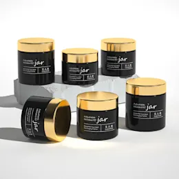 2oz/60ml 47-400 PET Single-Wall Straight-Sided Cosmetic Jar with Cap