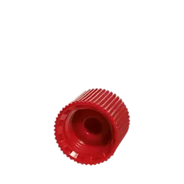 The image displays the Menshen PE Tube Cap M15. It is a small, cylindrical tube cap with a smooth surface, typically designed for sealing cosmetic or pharmaceutical tubes. The cap appears to be made of plastic and has a simple, clean design. The top surface of the cap is flat, and the overall color is white.