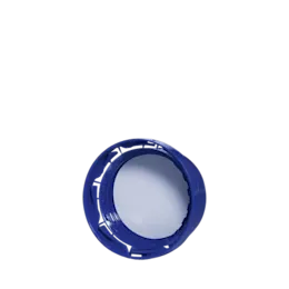 The image shows a Menshen PP Threaded Closure 40 Chemical Closure. The product is a white, circular plastic cap with a threaded design, which allows it to be securely screwed onto a container. The cap is plain with a smooth surface and does not feature any visible logos or markings. The closure is designed for chemical containers, providing a tight seal to prevent leaks.