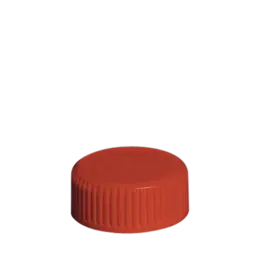 The image shows a Menshen PP Threaded Closure 28 Screw Closure. It is a cylindrical, white plastic cap with a ribbed outer surface to provide a grip for easy opening and closing. The cap is designed to screw onto a corresponding container, ensuring a secure and tight fit. The top surface of the closure is smooth and flat. The closure appears to be made of polypropylene (PP) material.