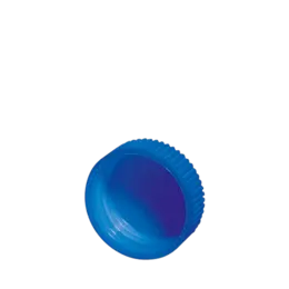 The image shows a Menshen PP Threaded Closure 30 screw closure. The closure is cylindrical with a ridged, textured surface on the sides for easy grip. The top of the closure is flat and smooth, featuring a slight indentation around the edge. The color of the closure is a solid, opaque white. This closure is designed to securely seal containers with a compatible threading system.