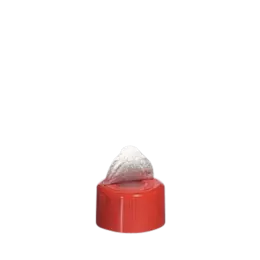 Image of the MENSHEN PP Threaded Closure 28-410 Screw Closure. The product is a white, cylindrical plastic screw cap with a ridged outer edge for easy gripping. The top of the cap is flat and smooth, and the threading is visible on the inside of the cap, designed to fit securely onto compatible containers.