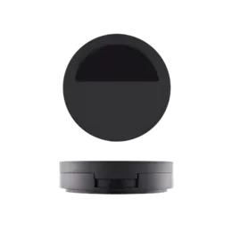 2.85" Round ABS Cushion Foundation Compact - Two-Tier Makeup Packaging with Mirror
