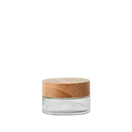 1oz /30ml Glass Crystal Chorus Jar with Woodacity® Cap