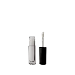 0.1oz / 3ml Gala Petite PET Cylinder Lip Gloss Tube with Elegant Applicator