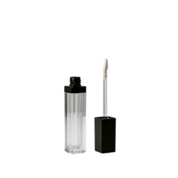 0.2oz / 7ml Great Frida PET Square Lip Gloss Tube with Clever Applicator