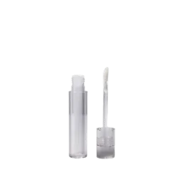 0.1oz / 4ml Helen PET Cylinder Lip Gloss Tube with Stylish Applicator