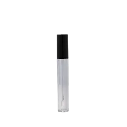 0.3oz / 8ml Louise PET Cylinder Lip Gloss Tube with Glitzy Applicator