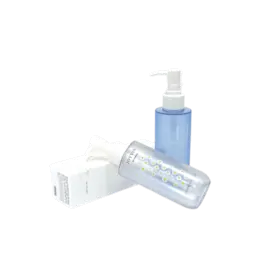4.4oz/130ml PETG Rounded Bottom Cylinder Bottle with 24mm Neck & Pump