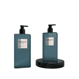 8.45oz/250ml Thick Wall PETG Square Bottle