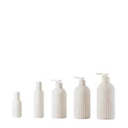 5oz/150ml PETG Premium Half Fluted Round Shoulder Bottle with 20mm Neck