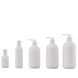 5oz/150ml PETG Slim Round Shoulder Ribbed Bottle with 20mm Neck & Label Panel