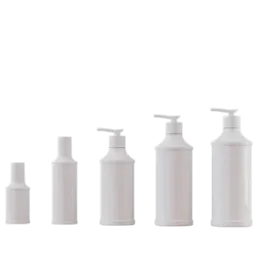 5oz/150ml PETG Bevel-Shoulder Cosmetic Bottle with Bevelled Base, 20mm Neck & Label Panel