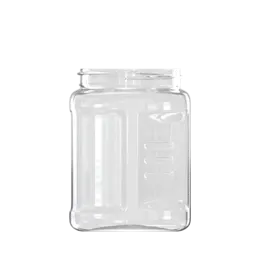 64oz /1.9L 110-400 PET Square Jar
