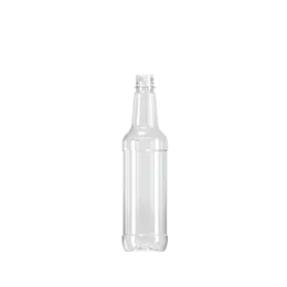 25.4 oz / 750 ml Syrup Bottle, 28 mm PCO-1810, PET, Bevel