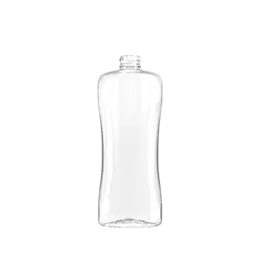 18oz / 532ml 28-400 PET Plastic Pinched Waist Oval Bottle