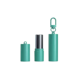 0.1oz /3ml ABS Cylinder Lip Stick with Keychain