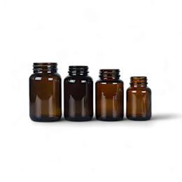 2oz /59ml 32 Glass Round Bottle