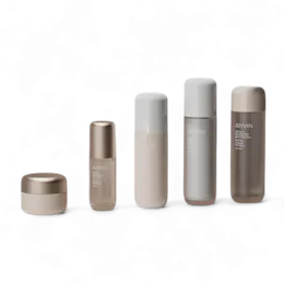 3.4oz/100ml PETG Rounded Bottom Cosmetic Bottle with 18mm Neck & Flush Overcap